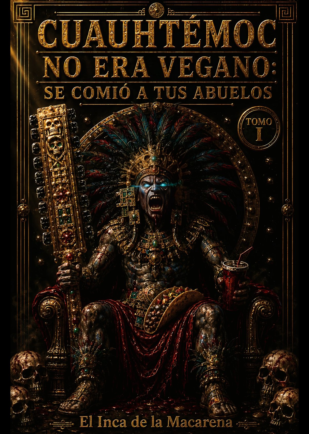 Cubierta de Cuauhtémoc no era vegano, Tomo I